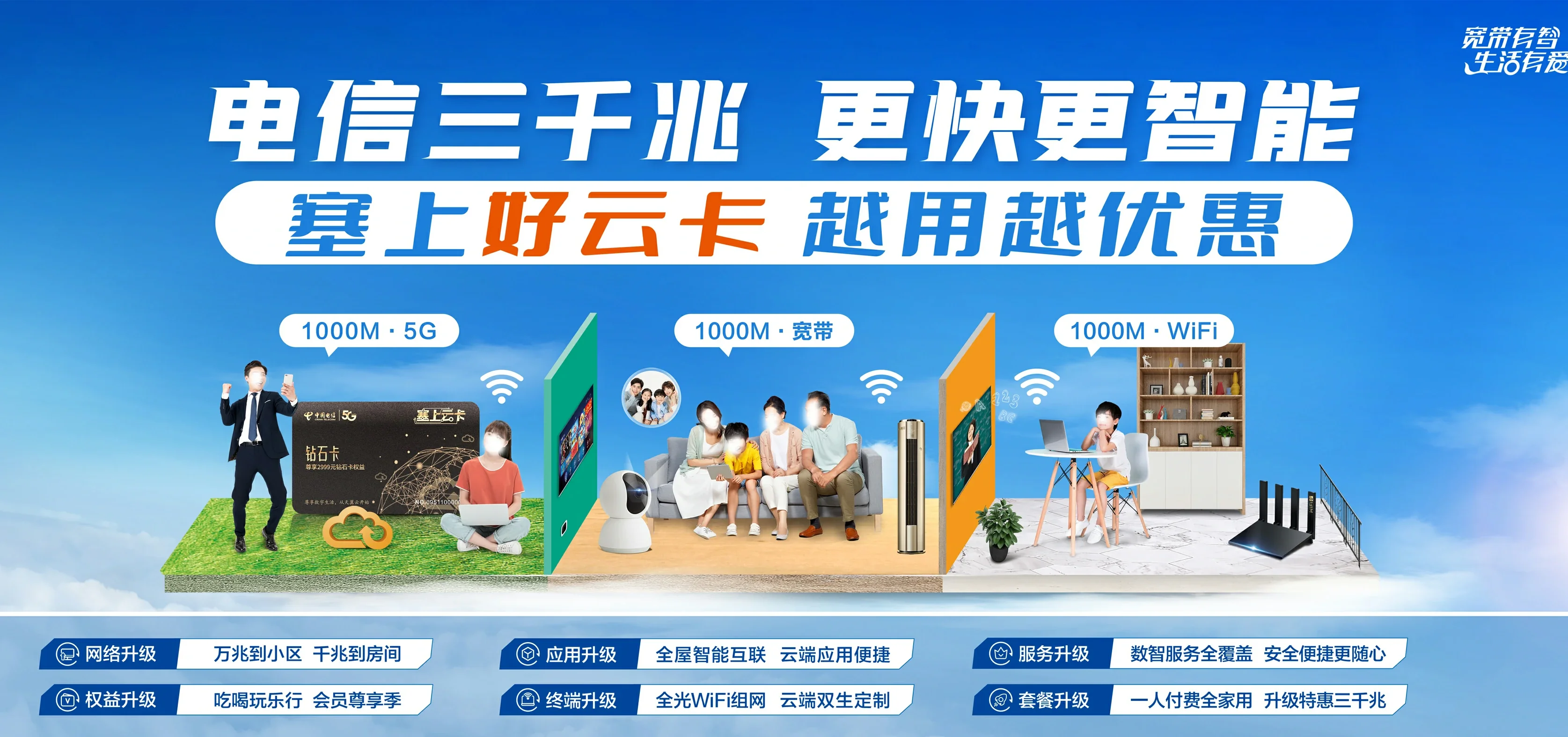 中国电信 茶山电信宽带 宽带套餐